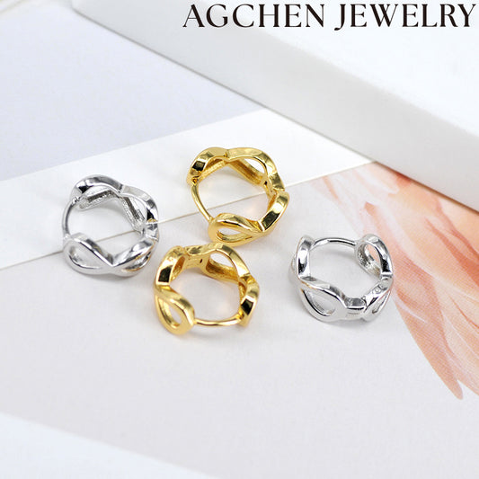 AG Elegant Infinity Zirconia Earrings