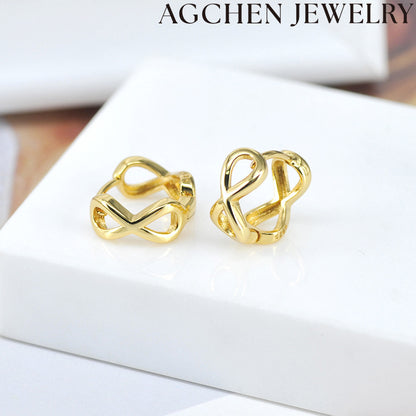 AG Elegant Infinity Zirconia Earrings