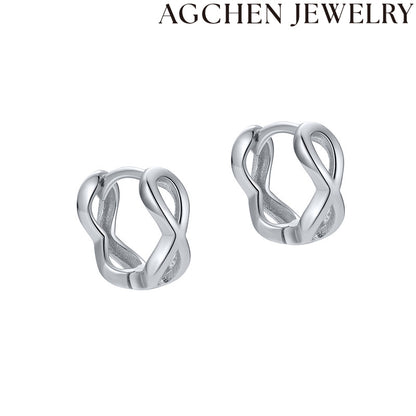 AG Elegant Infinity Zirconia Earrings