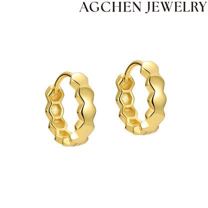 AG Chic Honeycomb Zirconia Earrings