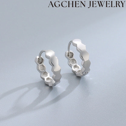 AG Chic Honeycomb Zirconia Earrings