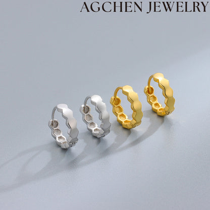 AG Chic Honeycomb Zirconia Earrings