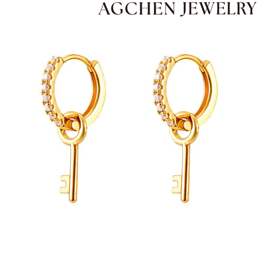 AG Key Earrings