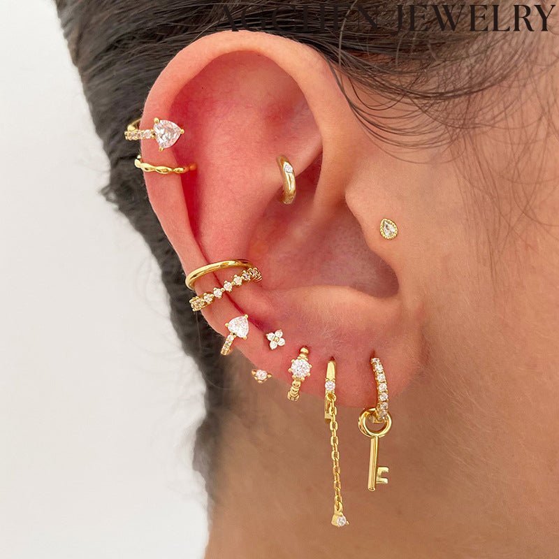 AG Key Earrings