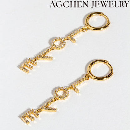 AG Love Zirconia Earrings