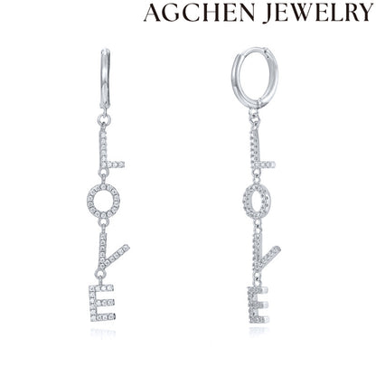 AG Love Zirconia Earrings