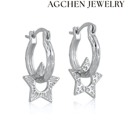 AG Cute Little Star Earrings