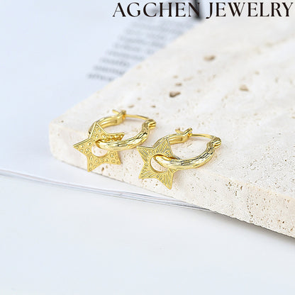 AG Cute Little Star Earrings