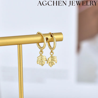 AG Maple Leaf Earrings