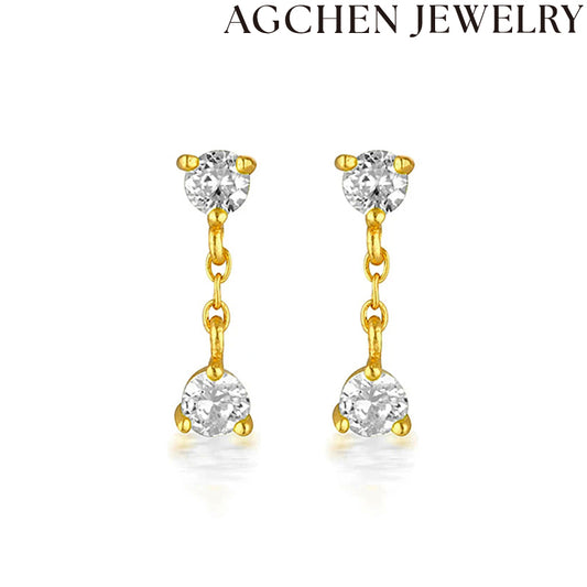AG Elegant Women's Zircon Earrings