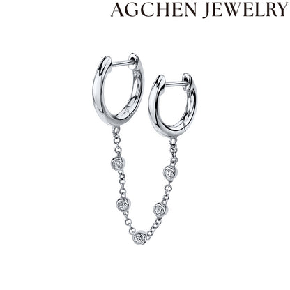 AG Minimalist Cuff Earrings Women's