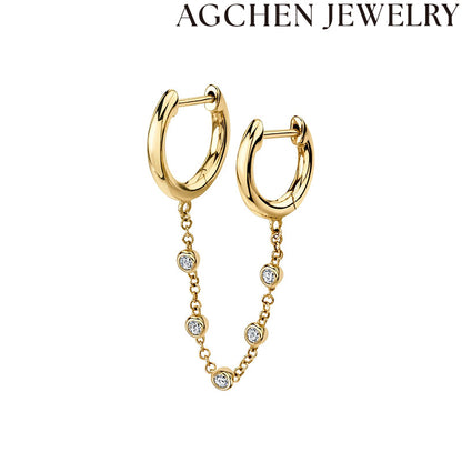AG Minimalist Cuff Earrings Women's