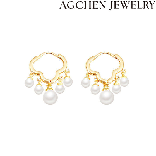 AG Cute Pearl Earrings