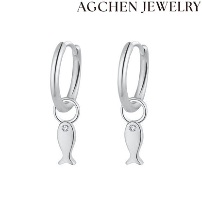 AG Cute Fish Earrings