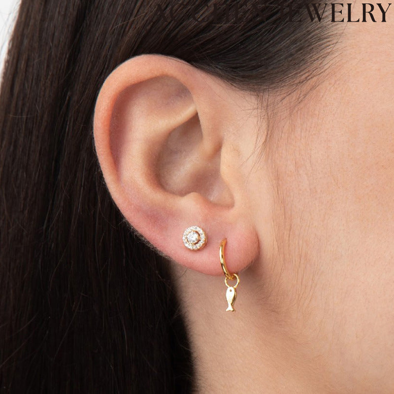 AG Cute Fish Earrings