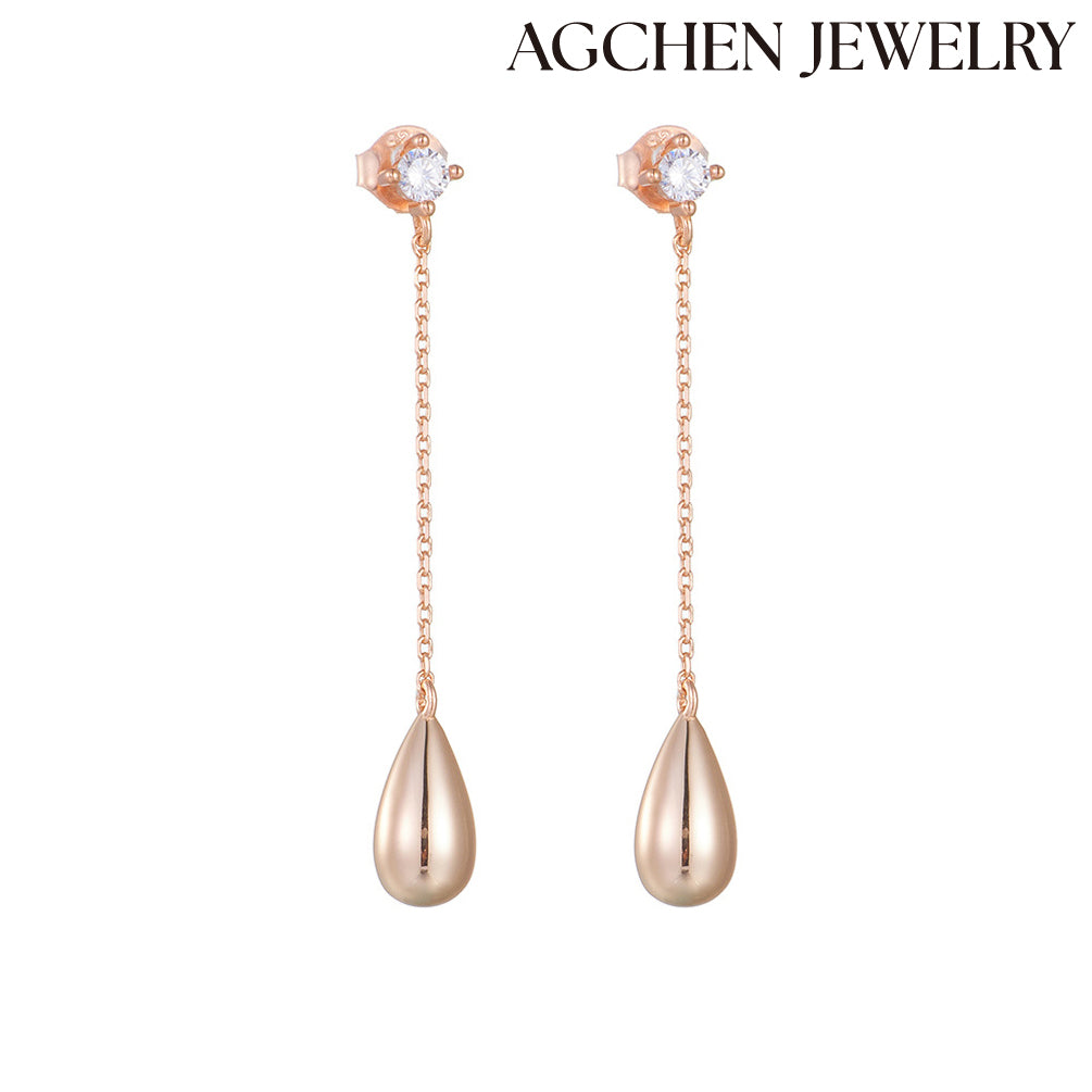 rose gold earrings rose gold jewellery 