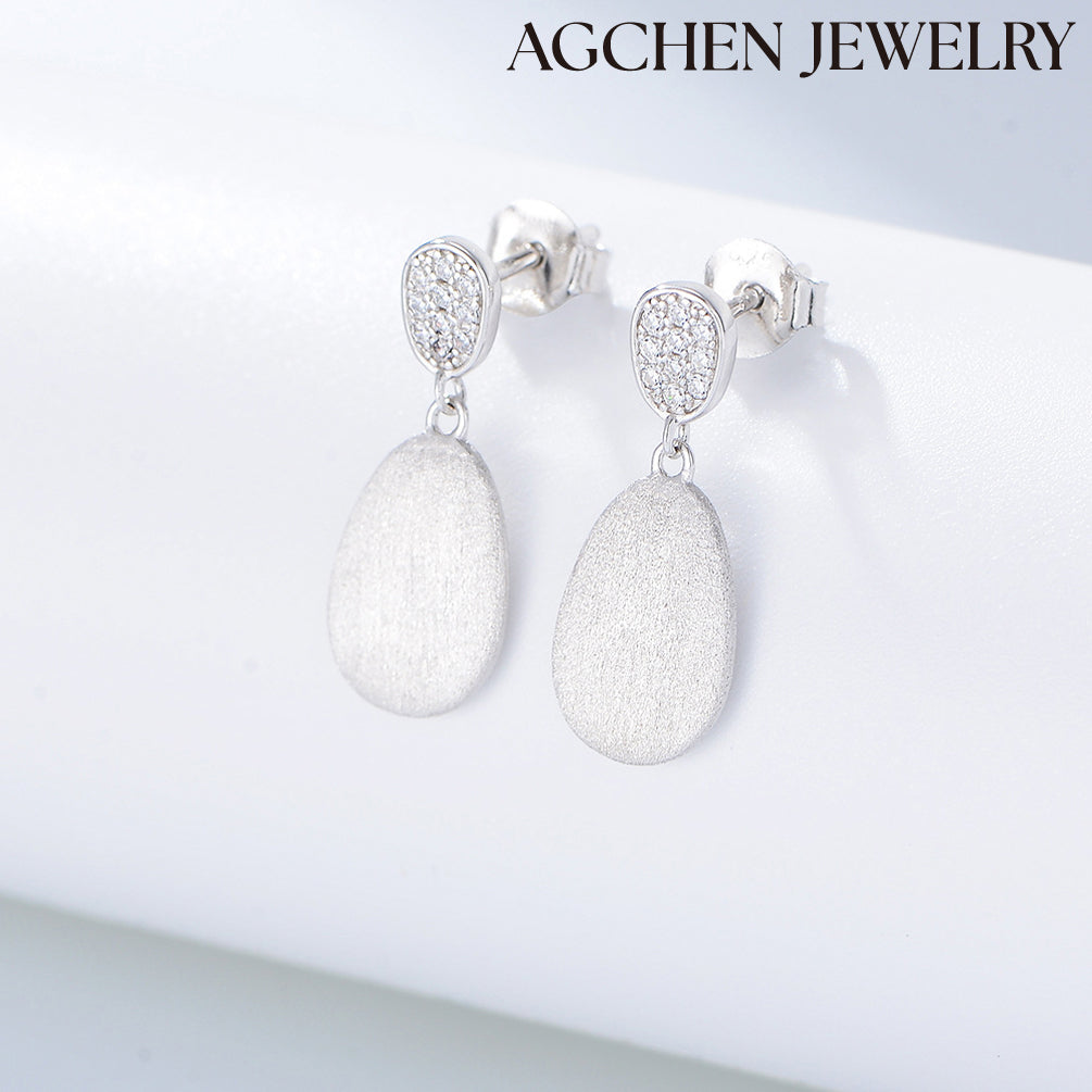 silver drop earring  crystal drop earrings  long drop earrings