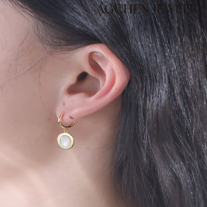 agchenjewelry Oval Moonstone Earrings agfashion white circle 