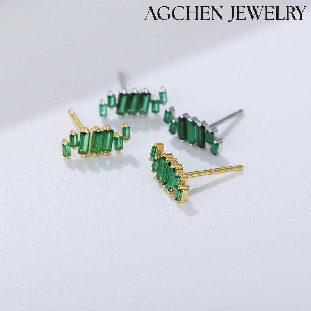  alt earrings solid gold stud earrings