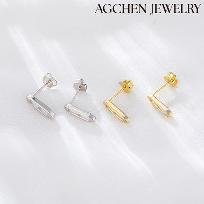 x stud earrings agchenjewelry zirconia earring 