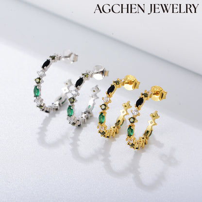 black colour earringsblack beads earrings
