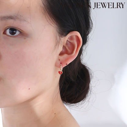 heart shaped diamond earrings rose gold heart earringsheart drop earrings
