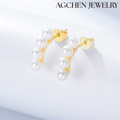 white gold pearl earrings gold pearl drop earrings pearl earrings amazon