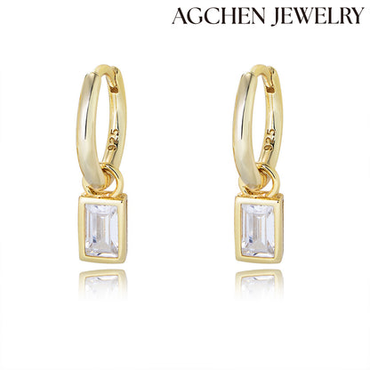  square earringssquare hoop earringssquare diamond earrings