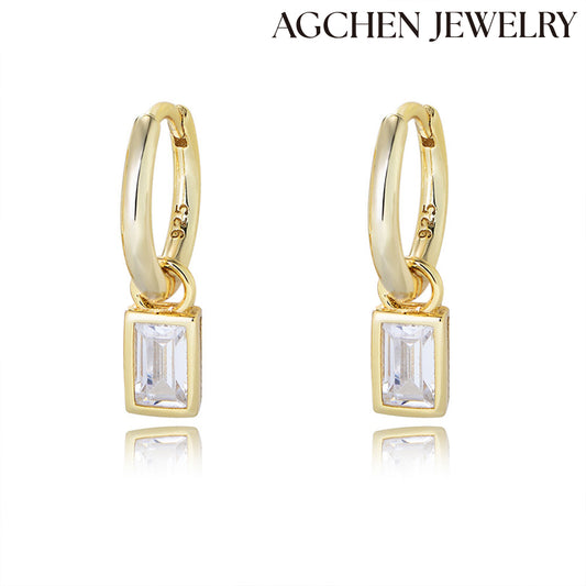  square earringssquare hoop earringssquare diamond earrings