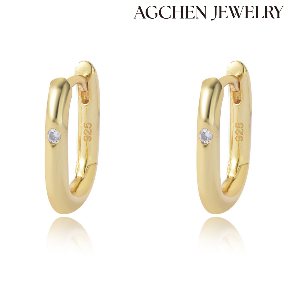 Adorable Square Earrings agchenjewelry agjewelry agfashion ag earring fashion earring cute gold earrings  cute clip on earrings