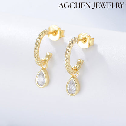 agchenjewelry emerald cut diamond earrings mirror earringsmirror earrings 