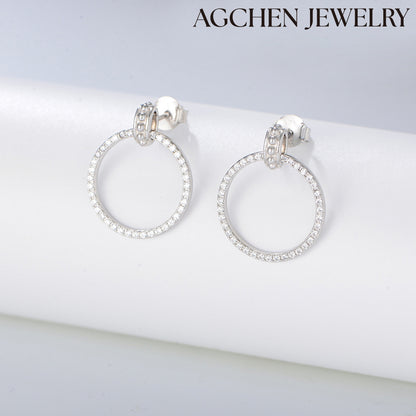  gold cross earrings men elegant earrings 